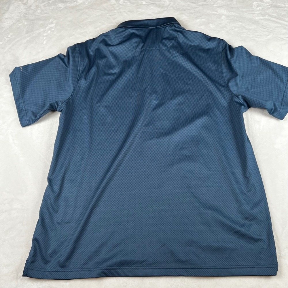 Walter Hagen Mens XL Perfect 11 Textured Solid Polo Navy Blue Golf Shirt New NWT - Picture 6 of 7